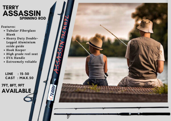 TERRY ASSASSIN SPINNING ROD 7FT-9FT Price in India – Buy