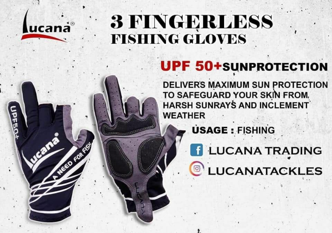Lucana 3 Fingerless Fishing Gloves Price in India – Buy Lucana 3 Fingerless  Fishing Gloves online at