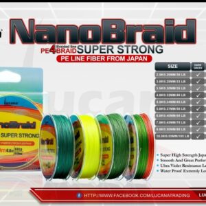 Lucana NanoBraid 4x Braided Line 100M