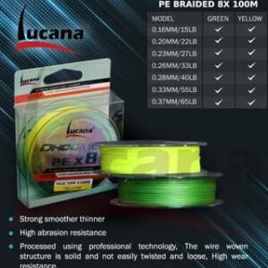 LUCANA DHOOMEX PE X8 BRAIDED LINE 100M
