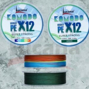 LUCANA KOMODO X12 PE BRAIDED LINE 150M