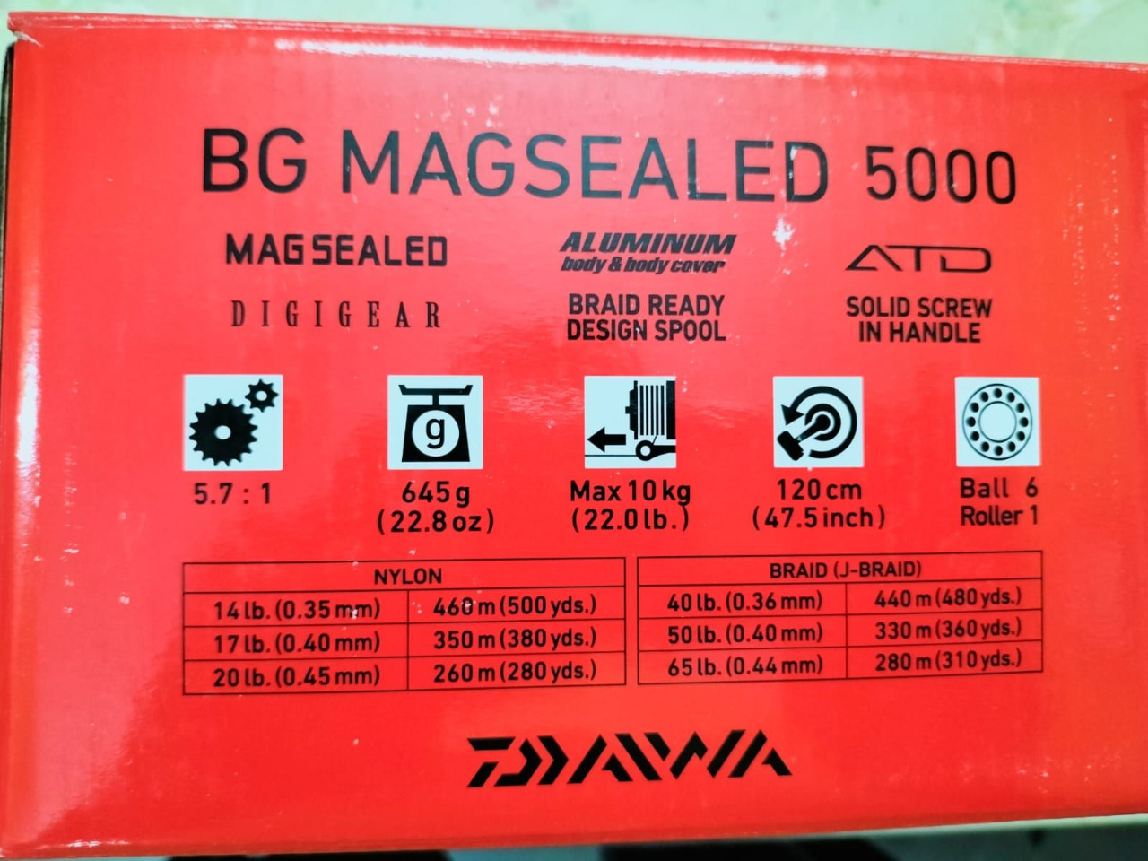 DAIWA BG MAGSEALED 5000 SPINNING REEL Price in India – Buy DAIWA BG  MAGSEALED 5000 SPINNING REEL online at