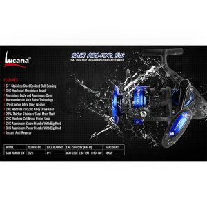 Lucana Salt Armor SW4000 Spinning Reel