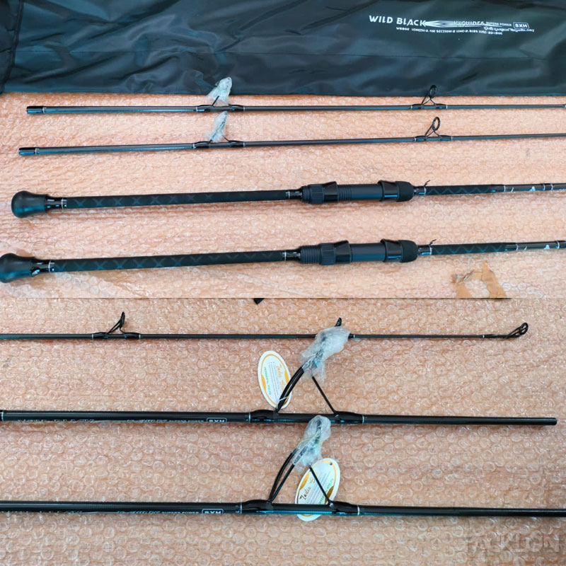 LUCANA WILD BLACK SPINNING FISHING ROD 10FT - Image 2