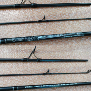 LUCANA WILD BLACK SPINNING FISHING ROD 12FT