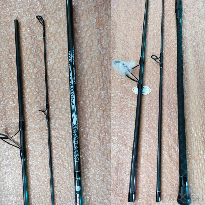LUCANA WILD BLACK SPINNING FISHING ROD 12FT - Image 2