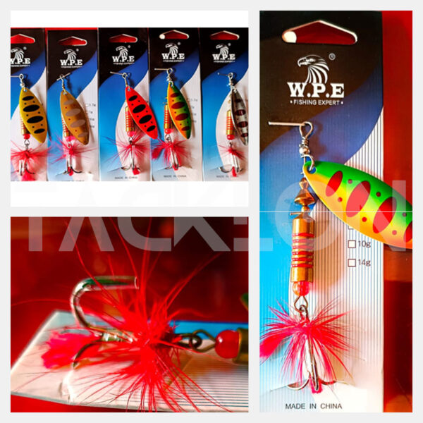 WPE SPINNER SPOON FISHING LURE 14G Price in India – Buy WPE SPINNER SPOON  FISHING LURE 14G online at