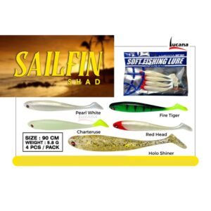 LUCANA SAILFIN SHAD 6G 9CM