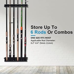 FISHING ROD HOLDER WALL MOUNT
