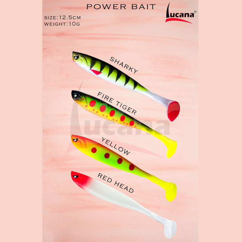 LUCANA POWER BAIT SHAD 12.5G 120MM 3PCS/PACK Price in India – Buy