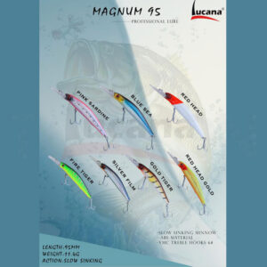 LUCANA MAGNUM 95 SINKING MINNOW 95MM 11.4G