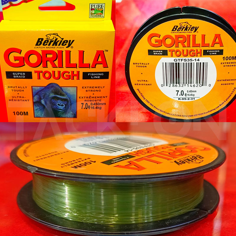 BERKLEY GORILLA MONOFILAMENT FISHING LINE 100M Price in India