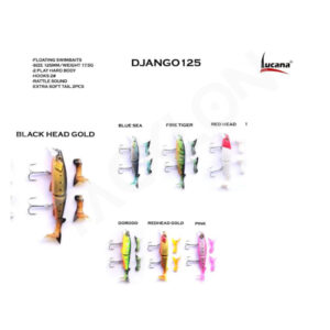 LUCANA DJANGO 125 FLOATING LURE 125MM 17.5G
