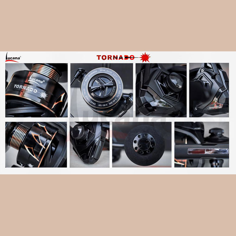 LUCANA TORNADO TD-6000 SPINNING REEL - Image 2