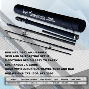 LUCANA VAGABOND MULTI FUNCTION TRAVEL ROD
