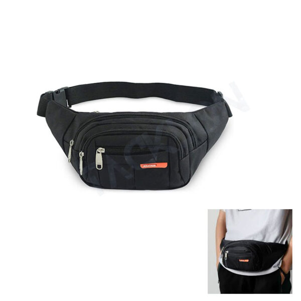 FISHING TACKLE WASTE BAG WITH BELT POUCH ZIP FANNY PACK