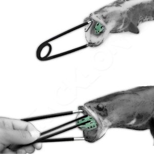 Fish Mouth Spreader Fishing Frog Lure Hook Remover