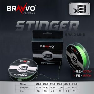 Bravo Stidger 8x Braided Line 200M
