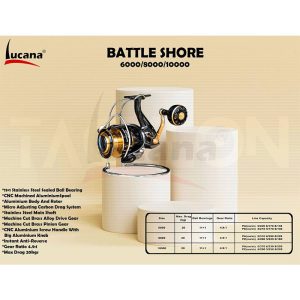 Lucana Battle Shore BS10000 Spinning Reel