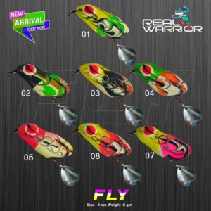 Real Warrior Fly Frog 4cm 6g