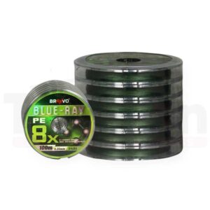 Bravvo Blue Ray 8x Braided Line 100m
