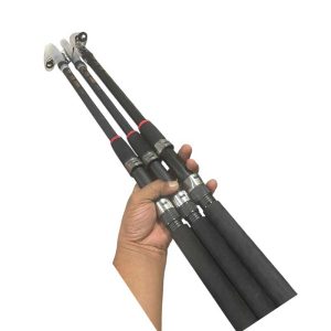 Black Telescopic Rod 7Ft