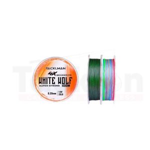 Tacklman White Wolf 4x Braided Line 100m