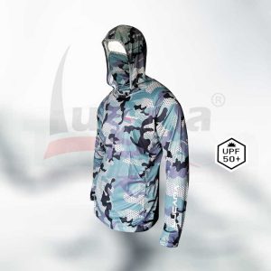 Lucana Hooded Tshirt with Mask | 50+ UPF UV Protection