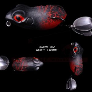 Pexxo Black Jelly Frog Lure 5cm 9-10g